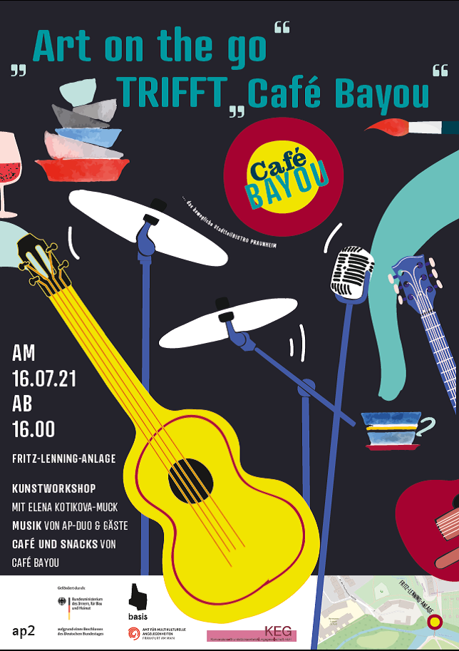 Art on the go trifft Café Bajou